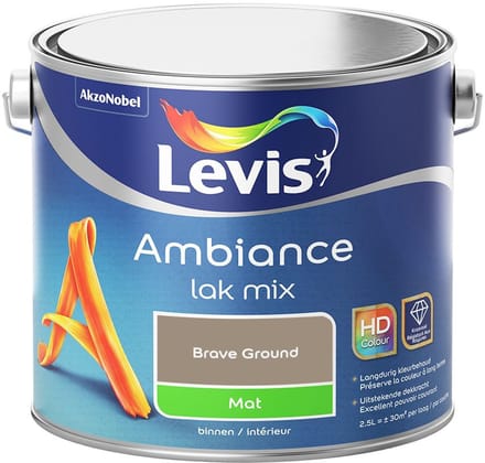 Levis - Ambiance Lak Mat Mix - Brave Ground - Mengverf - 2,5 L