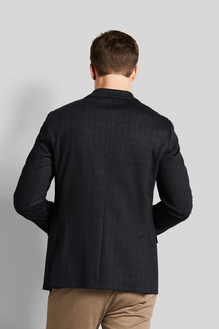 Bugatti Herren Jas met subtiel ruitpatroon