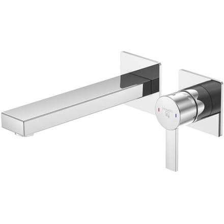 Steinberg Series 120 Two-Hole Single Lever Basin Mixer Projection 20 cm