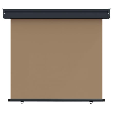 vidaXL - Balkon - Zij - Zonnescherm - 80 - x - 250 - cm - 100% - polyester, - ijzer, - staal
