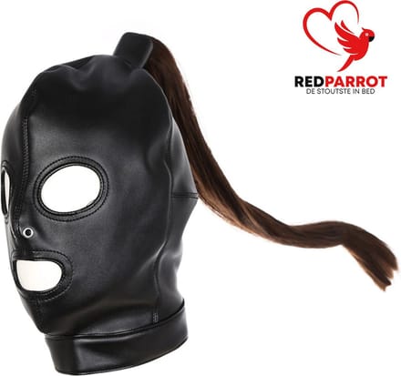 Seks Masker - Fetisj -BDSM - Bondage - Dominantie - Staart - Kunstleer - Bivakmuts - Erotisch
