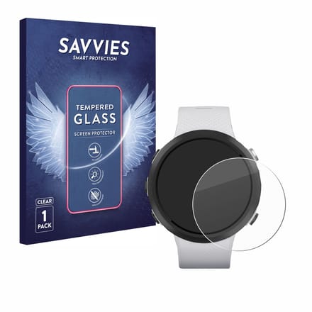 Savvies - Glas Screenprotector voor Garmin Swim 2 - Gehard Beschermglas 9H