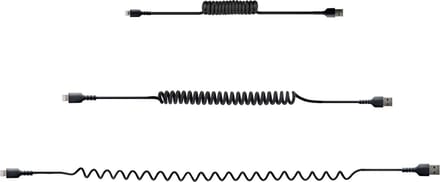 StarTech.com Coiled Apple Lightning to USB Cable for iPhone iPod iPad - 50cm