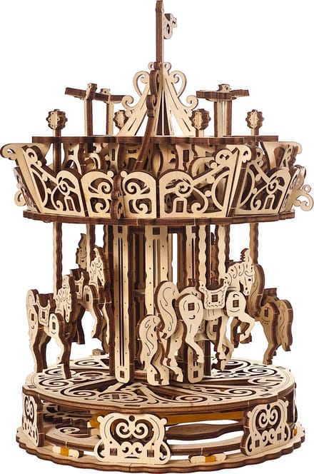 UGEARS Houten 3D Model - Carrousel