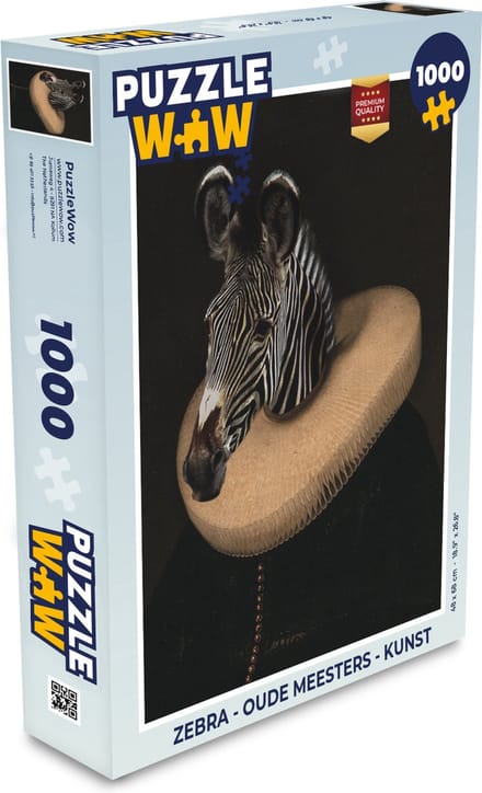 Puzzel Zebra - Oude meesters - Kunst - Legpuzzel - Puzzel 1000 stukjes volwassenen