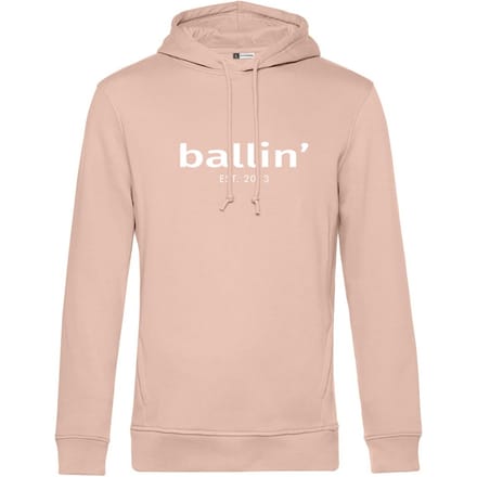 Heren Hoodies met Ballin Est. 2013 Basic Hoodie Print - Roze - Maat M