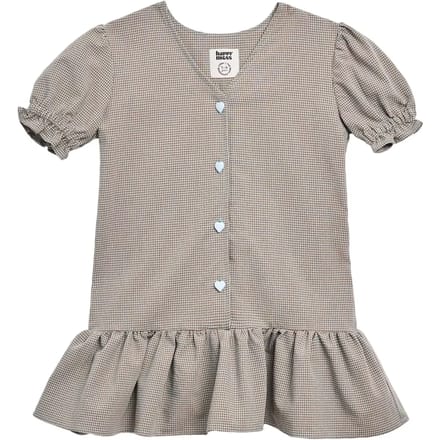 Meisjesjurk met ruffles Happymess Vichy