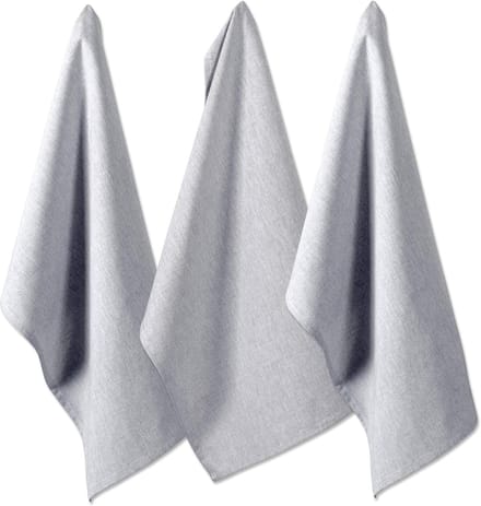 Set van 3 Handdoeken - Chambray Grijs Keuken Handdoeken