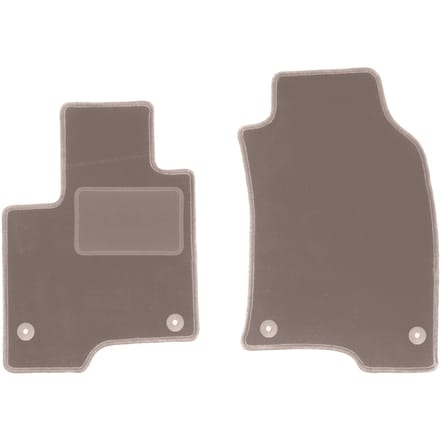 Beige voormatten voor: Fiat Panda III hatchback (2012-)