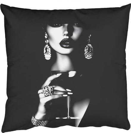 Sierkussens - Kussentjes Woonkamer - 45x45 cm - Vrouw - Cocktail - Chic