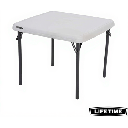 Lifetime Kinder Vierkante Opvouwtafel - 24 inch (61 cm), Amandel