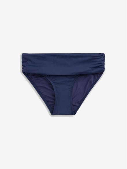Next - Dames - Bikinibroekje met oproltaille - Blauw