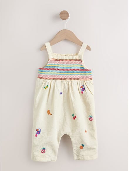 Next - Meisjes - Babyromper met lange pijpen - Wit