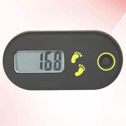 Draagbare Stappenteller - Mini Activiteit Tracker - Fitness Doelen - 3D Sensor Technologie - Groot Display - Zwart