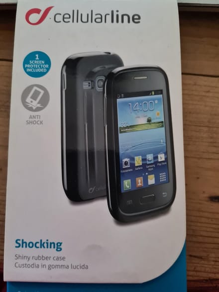 Cellularline shiny rubber case samsung galaxy young