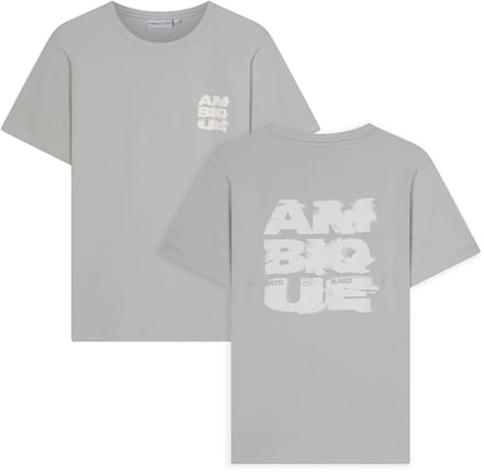 AMBIQUE - Damon T-Shirt - 105 Light Grey - Maat 146/152