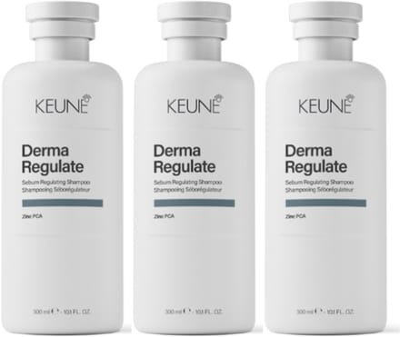 3 STUKS - Keune Care Derma Regulate Sebum Regulating Shampoo 300 ml