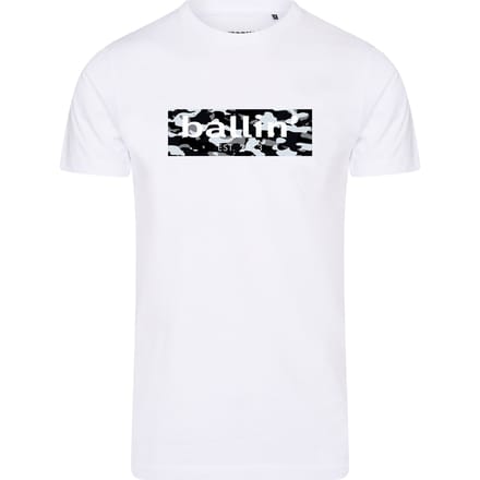 Ballin Est. 2013 - Heren Tee SS Camo Block Shirt - Wit - Maat S
