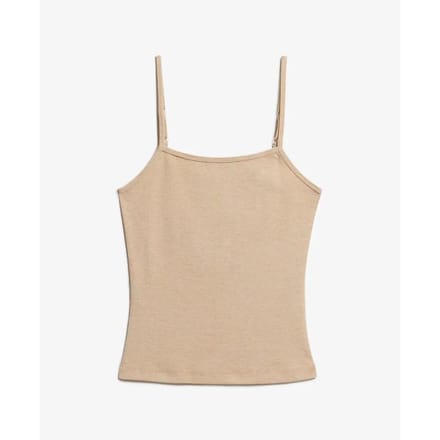 Fijn geribbeld tanktop voor dames Superdry