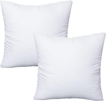 Set van 2 Decoratieve Sierkussens Vierkant 35x35 cm Katoen