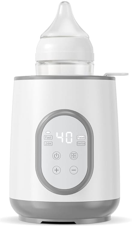 TopChoice® Draagbare Flessenwarmer - Thermofles - 200ml - 8 in 1 - Wit