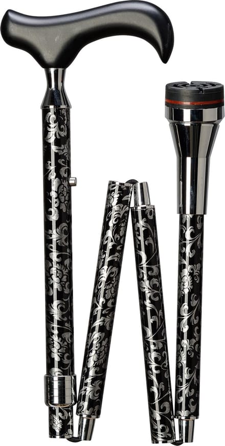 Gastrock - Wandelstok - Opvouwbaar - "PHYSIO " 85 - 95 cm