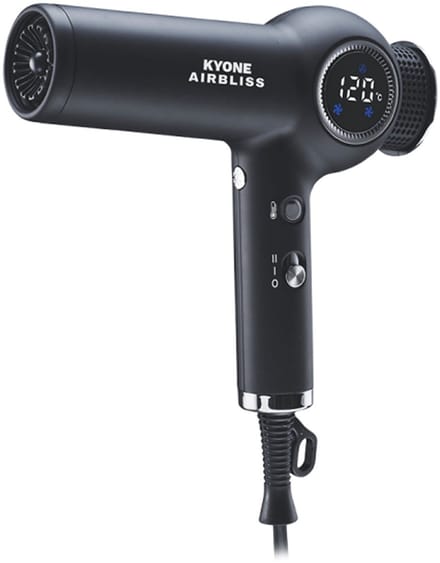 Kyone Airbliss Digital Motor Haardroger Zwart