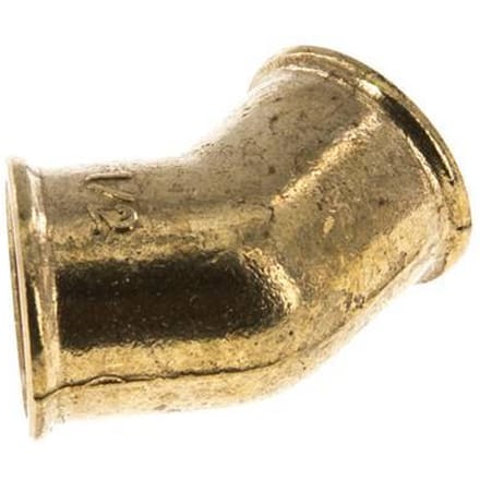 Rp 1/2'' Messing L-Fitting 45graden 16 Bar - FL2E-F-B-012R-45