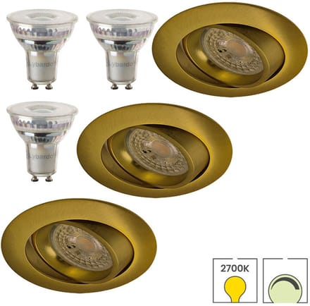 Lybardo - Inbouwspots - 8-pack - Spotjes Inbouw - Jupiter