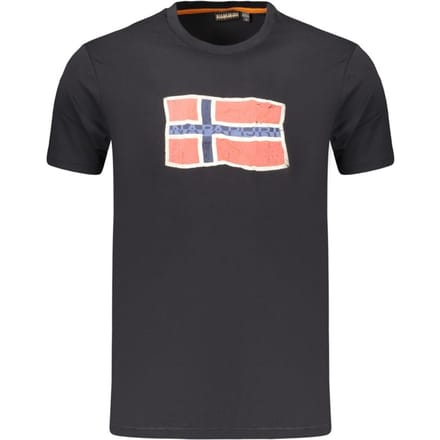 Napapijri Mahsa Graphic T-Shirt, Zwart