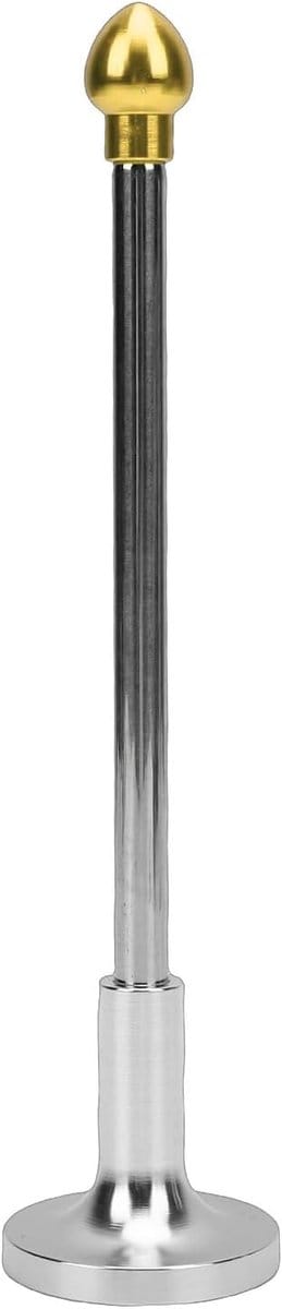 Club Alignment Rod - Swing Trainer - Golftraining - Magnetische Bevestiging - 16.5cm Lengte - Goud