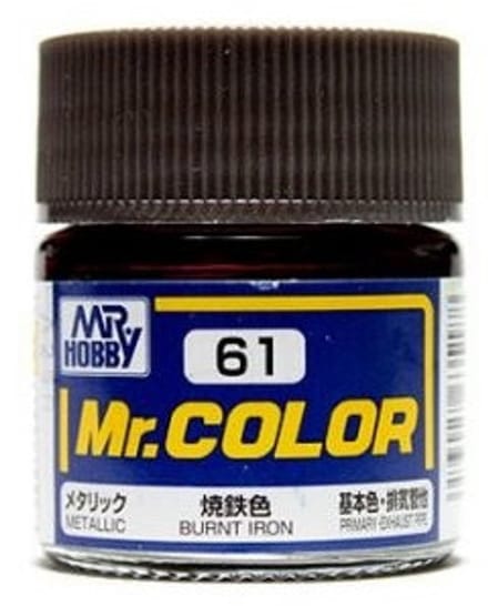 Gunze Mr. Hobby C-061 - Mr. Color 10 ml Burnt Iron - Lacquer Modelbouwverf