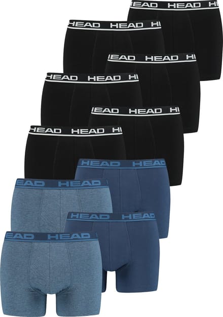 BOXERS Pack van 10 Head Heren Basic Boxer Broek Shorts Ondergoed Ondergoed Pack van 10