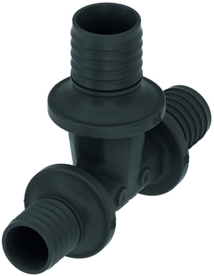 TECE TECEflex T-stuk verlopend, PPSU, afmeting 20 x 16 x 20, 730509