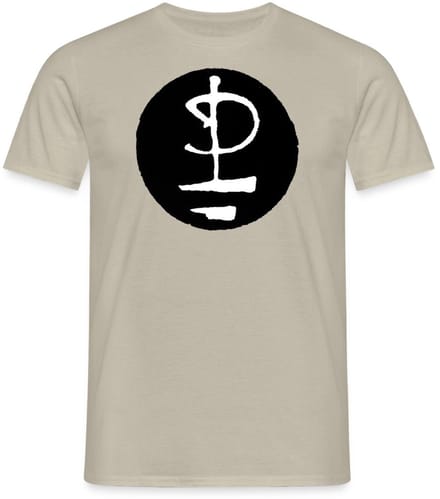 Pink Floyd Logo Zwart Wit T-Shirt Heren