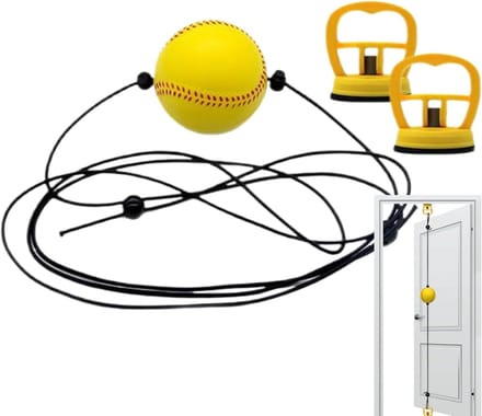 Boksbal Set - Reactiebal Training - Snelheid Verbeteren - Draagbaar Fitness Hulpmiddel - 9x9cm Bal