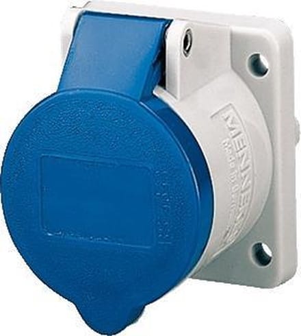 Mennekes CEE-contactdoos, aanbouw