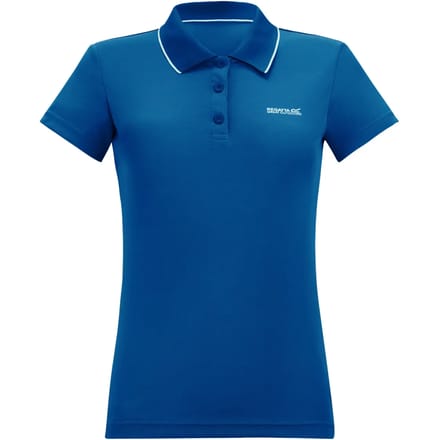 Dames Maverick V Polo met logo en V-vormige uiteinden
