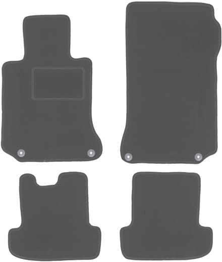 Grafiet automatten voor: Mercedes W207 Coupé E-Klasse (2009-)