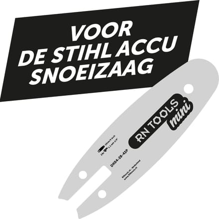 RNtools Zaagblad 10 cm 1/4 1.1 mm Mini - voor Stihl Accu Snoeizaag GTA