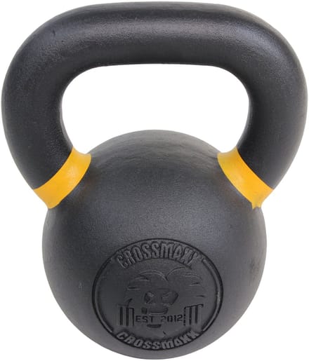 Lifemaxx Crossmaxx Kettlebell - Gietijzer met Poedercoating - 16 kg