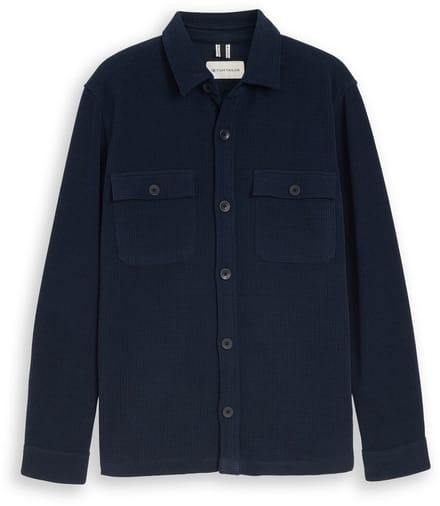 Tom Tailor - Overshirt met zakken - Maat M - sky captain blue