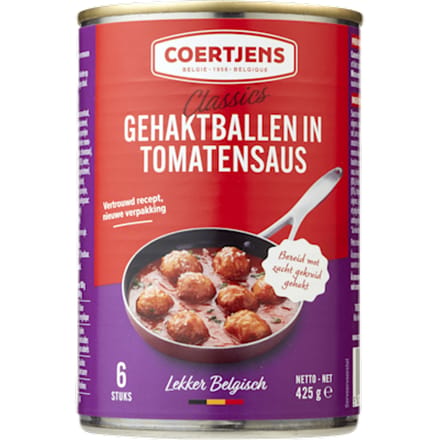 Gehaktballen in tomatensaus