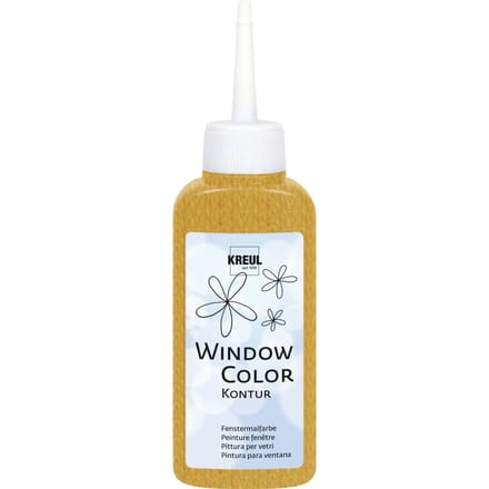 KREUL Window Color Contourkleur, 80 ml - Goud