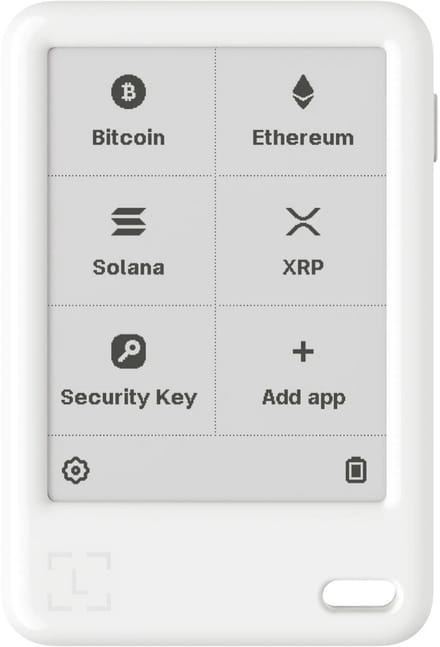 Ledger Nano Gen5 – 2.8″ Touchscreen Crypto Wallet – Bluetooth 5.2 & USB-C – CC EAL6+ & Ledger OS – Incl. Recovery Key