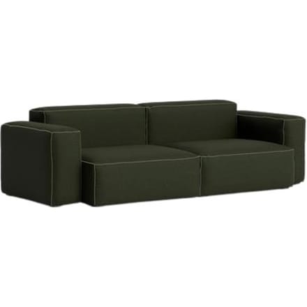 HAY Mags Soft 2,5-zitsbankcombinatie 1 lage armleuning - HAYMagliaDarkGreen