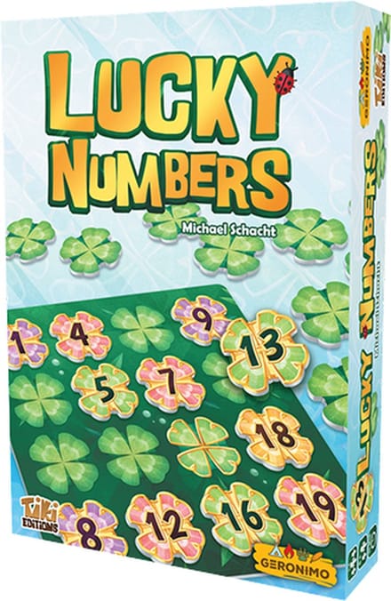 Lucky Numbers - Geronimo Games - familiespel - Vanaf 8 jaar oud - van 2 tot 4 spelers