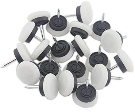 Ronde Zware Nylon Meubelpads - 50 Stuks voor Vloerbescherming