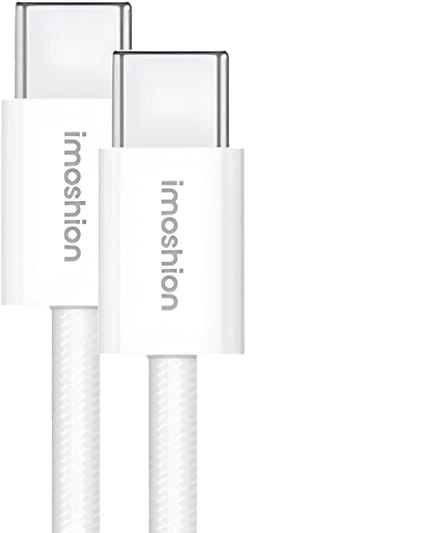 imoshion 2x USB-C naar USB-C Kabel - 1 meter - Snellader 60W