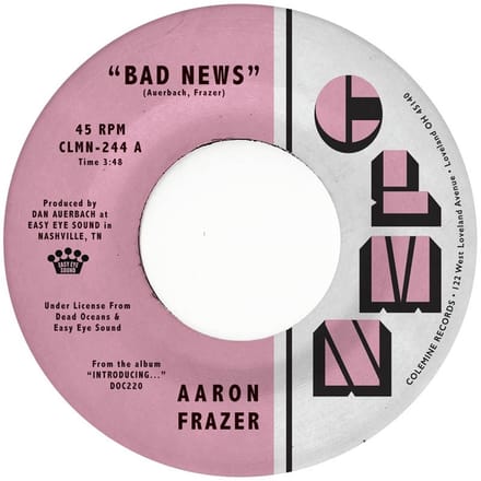Aaron Frazer - Bad News (7" Single)